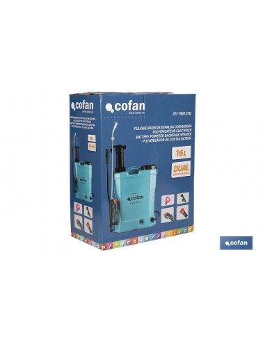 PULVERIZADOR DE ESPALDA 16 L DUAL -...