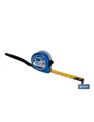 FLEXÓMETRO ESTÁNDAR 16 MM X 3 M...