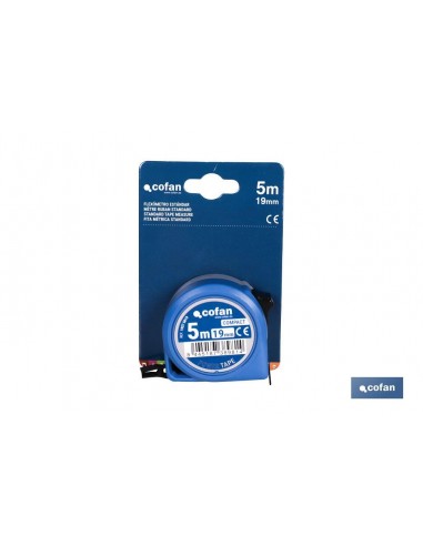 FLEXÓMETRO ESTÁNDAR 19 MM X 5 M...