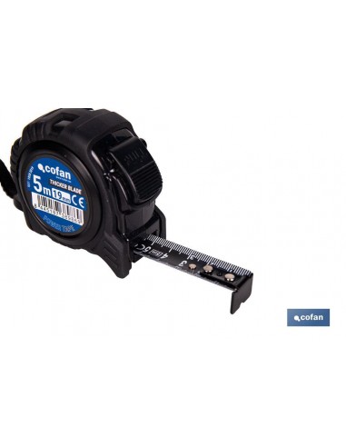 FLEXÓMETRO HOJA NEGRA DOBLE CARA 19...