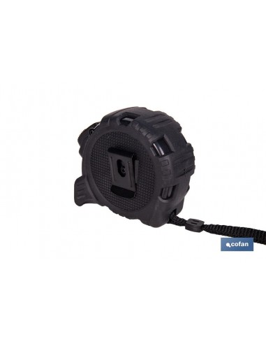 FLEXÓMETRO HOJA NEGRA DOBLE CARA 25...