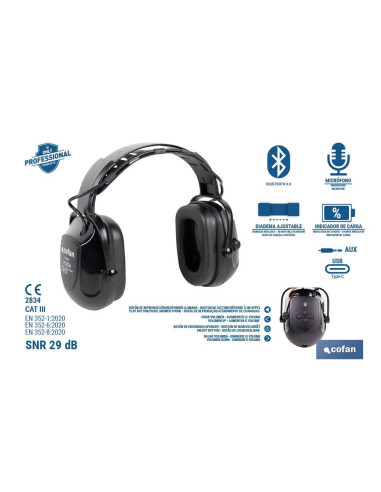CASCOS ANTIRRUIDO SNR 29 dB CON...