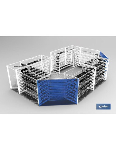 FONDO LISO 1000X300 MM CHAFLAN...