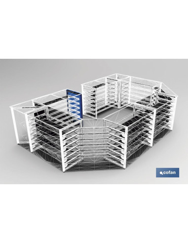 MARCO ALTO MOSTRADOR SENCILLO CON...