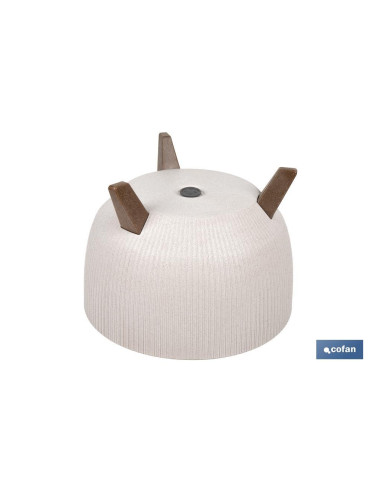 MACETA CON PATAS Y FILTRO DE DRENAJE...