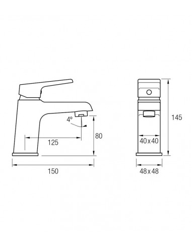 Grifería Baño Arizona lavabo